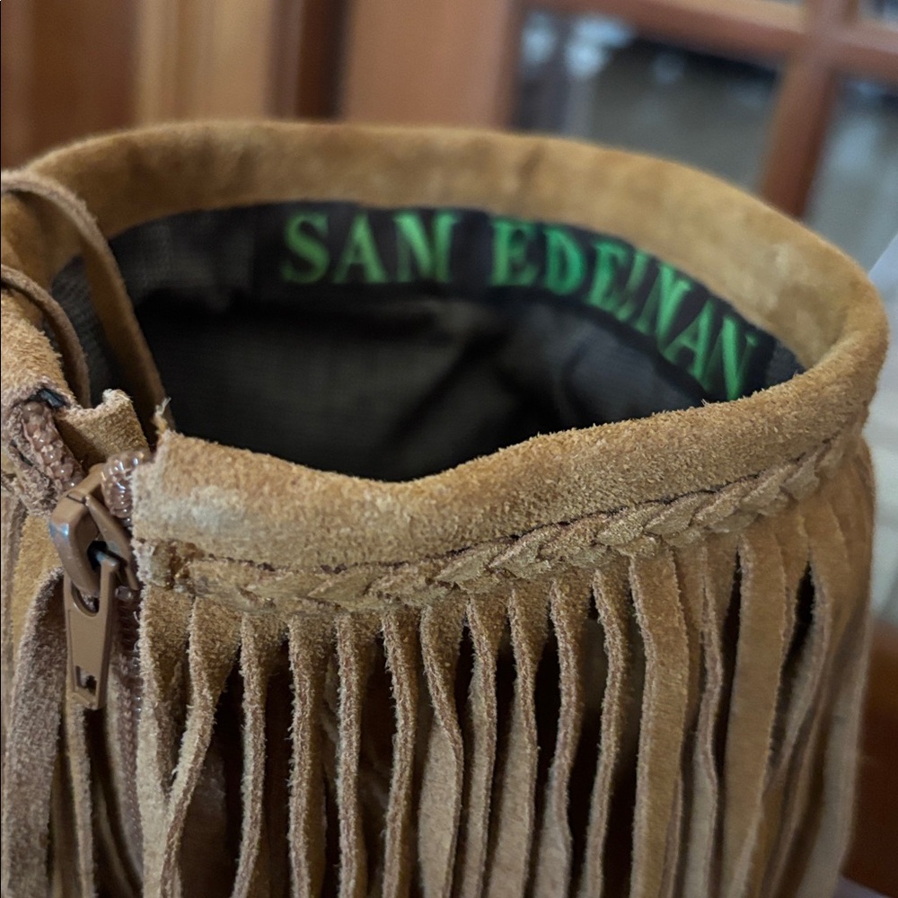 Sam Elderman Tasseled Suede high boots - Picture 14 of 14